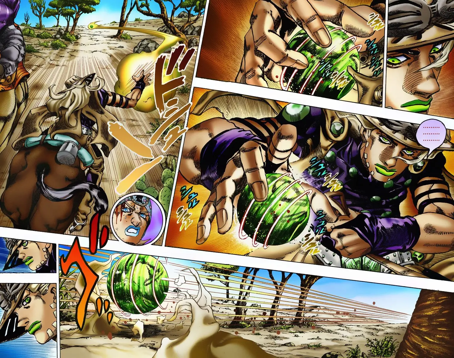 JoJo's Bizarre Adventure Steel Ball Run Colored Manga — Chapter 5 — Page 16