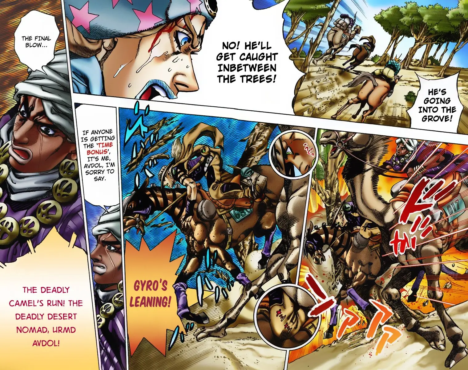 JoJo's Bizarre Adventure Steel Ball Run Colored Manga — Chapter 5 — Page 17