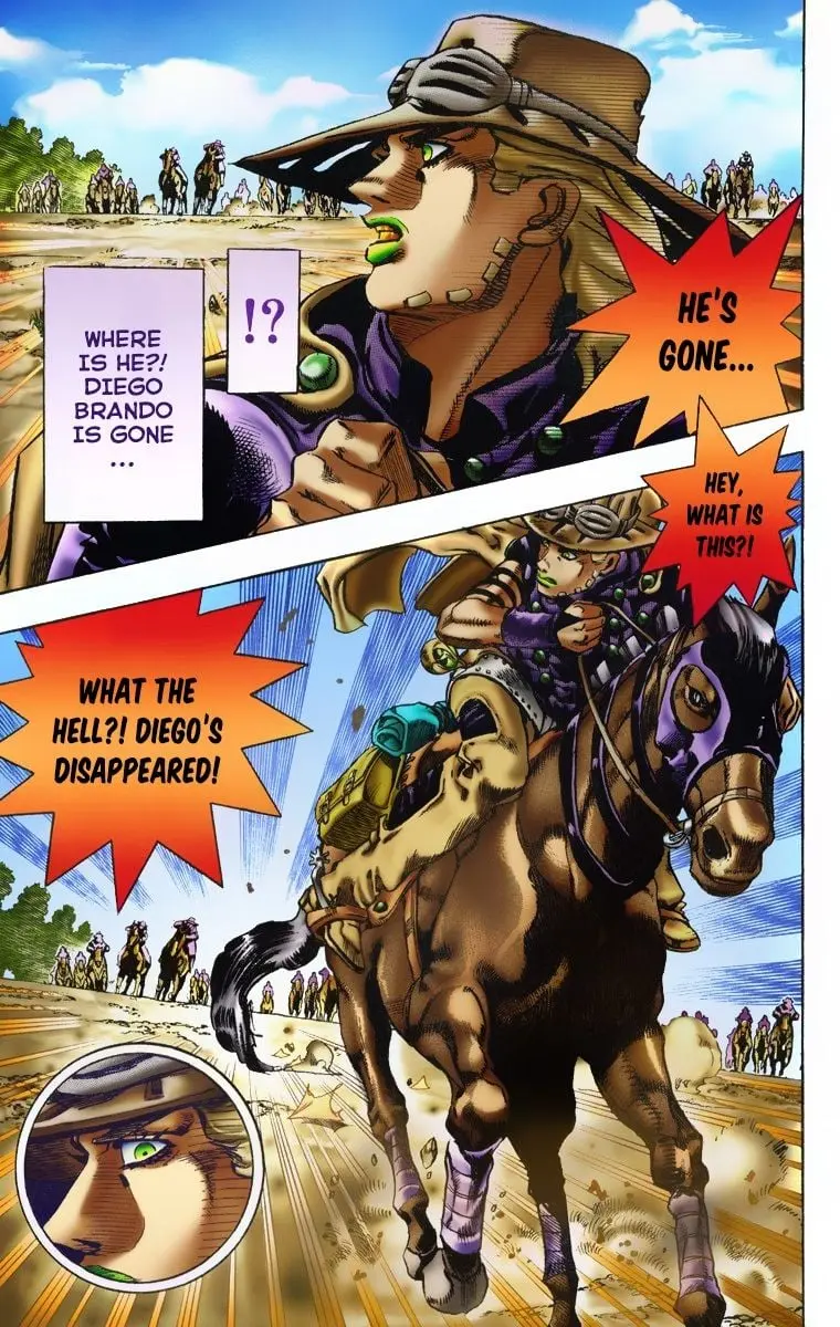 JoJo's Bizarre Adventure Steel Ball Run Colored Manga β Chapter 6 β Page 8