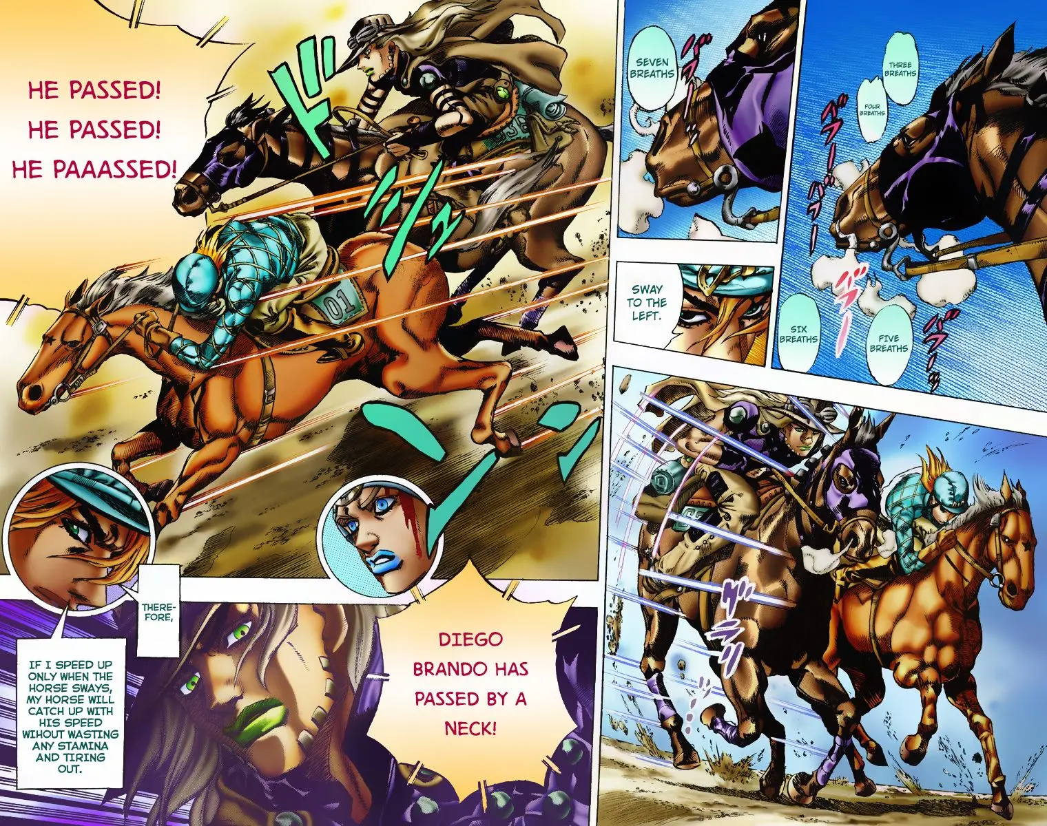 JoJo's Bizarre Adventure Steel Ball Run Colored Manga β Chapter 6 β Page 12
