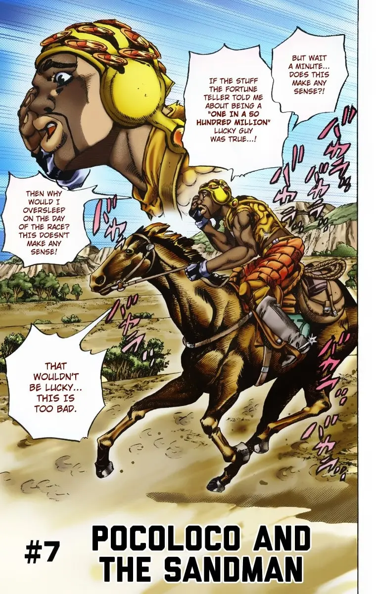 JoJo's Bizarre Adventure Steel Ball Run Colored Manga — Chapter 7 — Page 1
