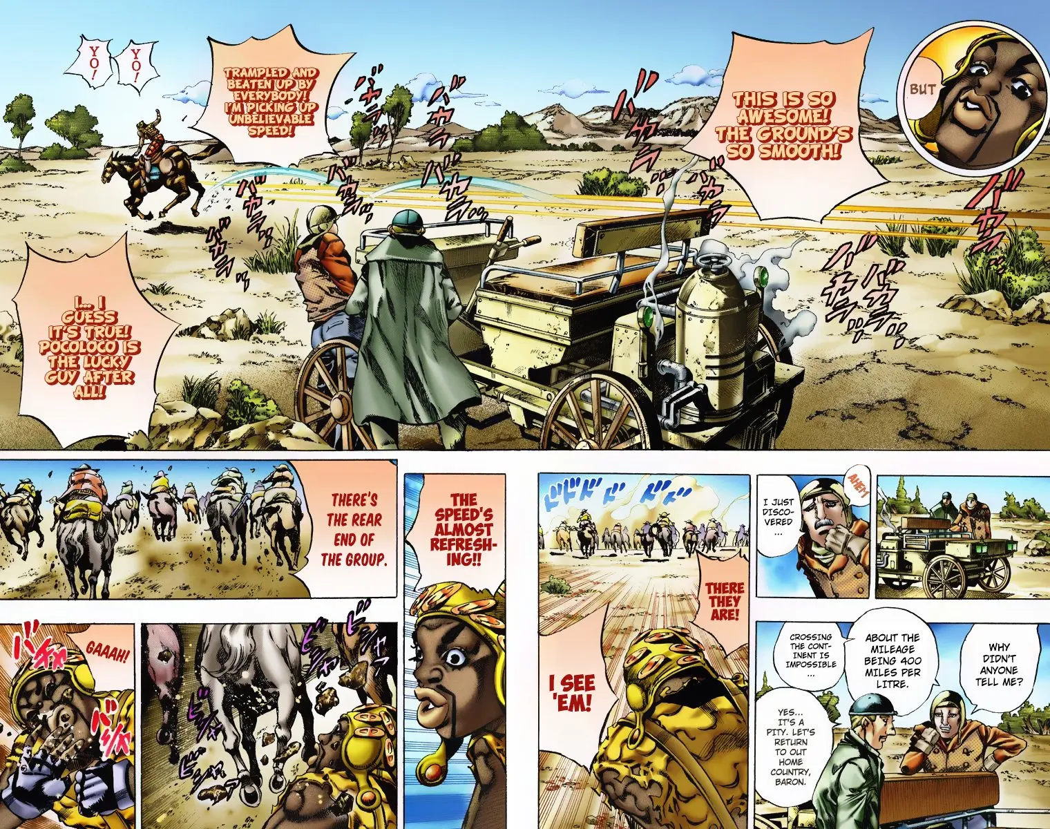 JoJo's Bizarre Adventure Steel Ball Run Colored Manga — Chapter 7 — Page 2