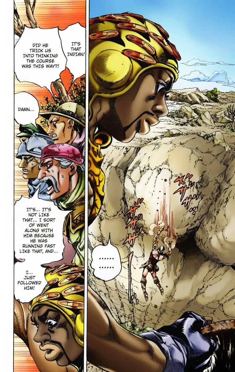 JoJo's Bizarre Adventure Steel Ball Run Colored Manga — Chapter 7 — Page 7