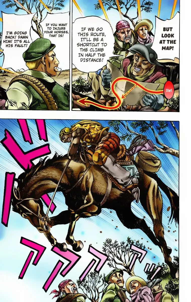 JoJo's Bizarre Adventure Steel Ball Run Colored Manga — Chapter 7 — Page 8