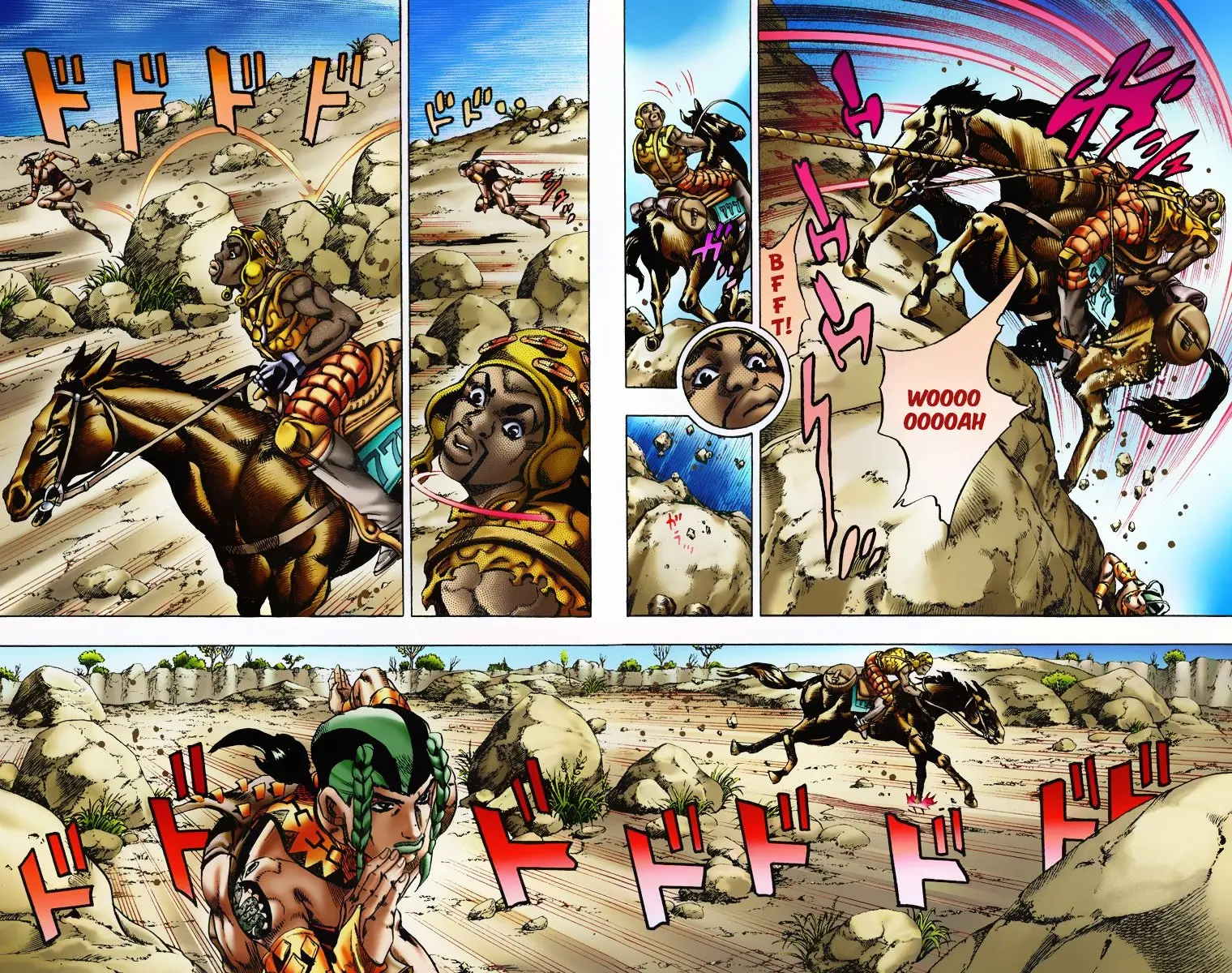 JoJo's Bizarre Adventure Steel Ball Run Colored Manga — Chapter 7 — Page 11