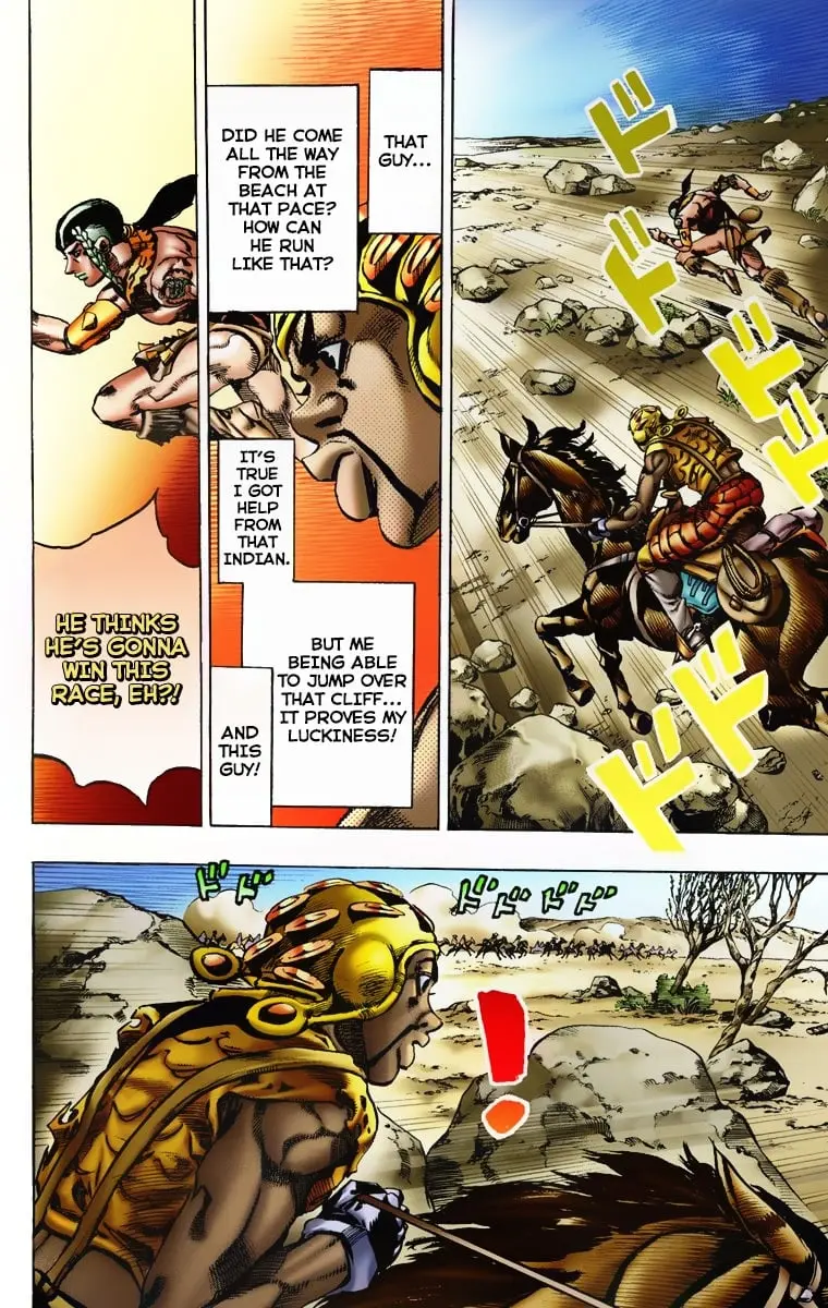JoJo's Bizarre Adventure Steel Ball Run Colored Manga — Chapter 7 — Page 12