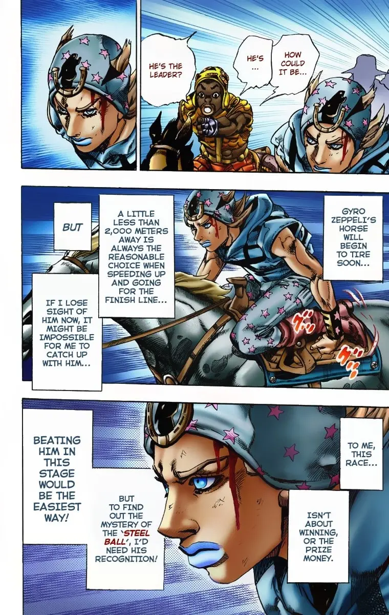 JoJo's Bizarre Adventure Steel Ball Run Colored Manga — Chapter 7 — Page 15