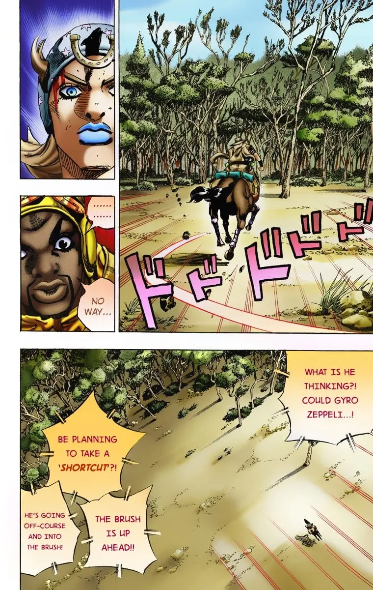JoJo's Bizarre Adventure Steel Ball Run Colored Manga — Chapter 7 — Page 17