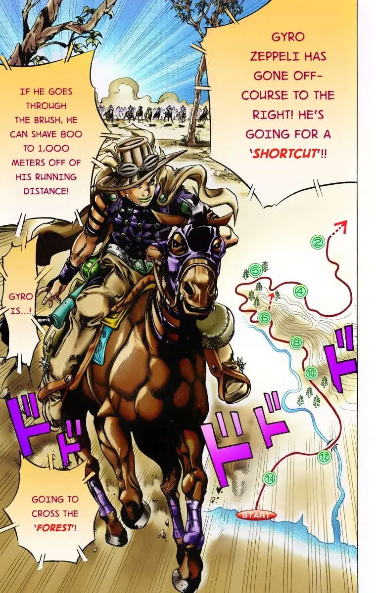 JoJo's Bizarre Adventure Steel Ball Run Colored Manga — Chapter 7 — Page 18