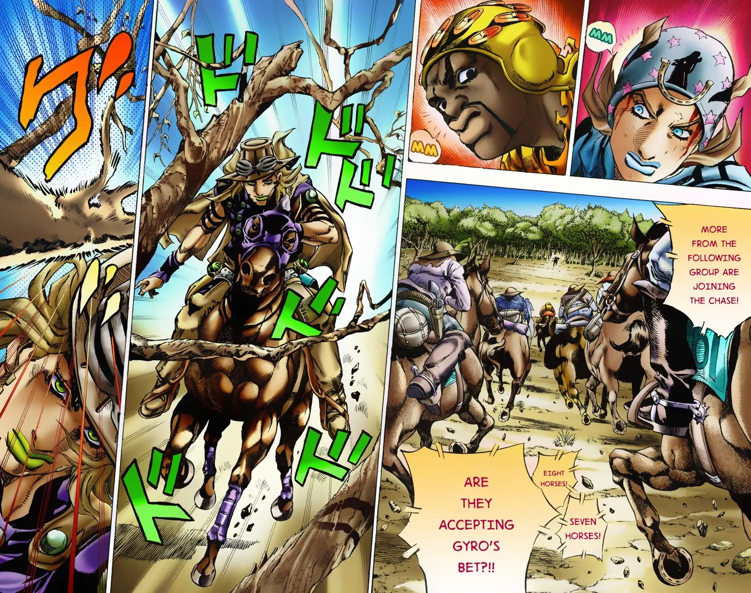 JoJo's Bizarre Adventure Steel Ball Run Colored Manga — Chapter 7 — Page 21