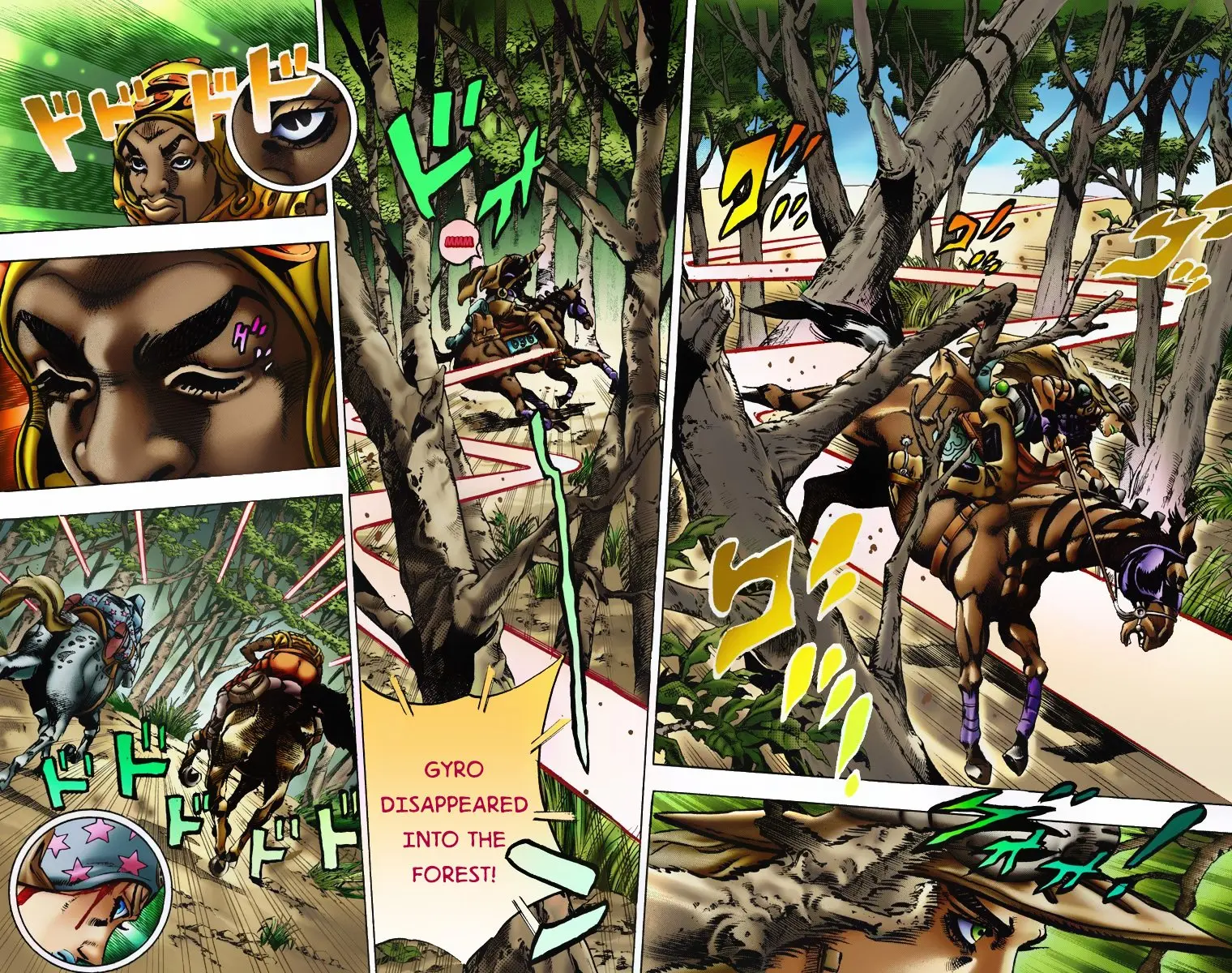 JoJo's Bizarre Adventure Steel Ball Run Colored Manga — Chapter 7 — Page 22