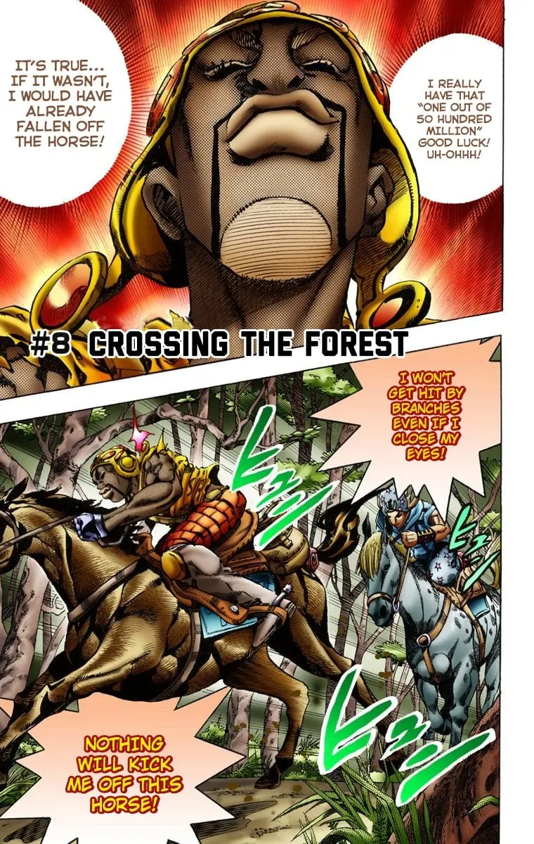 JoJo's Bizarre Adventure Steel Ball Run Colored Manga β Chapter 8 β Page 1