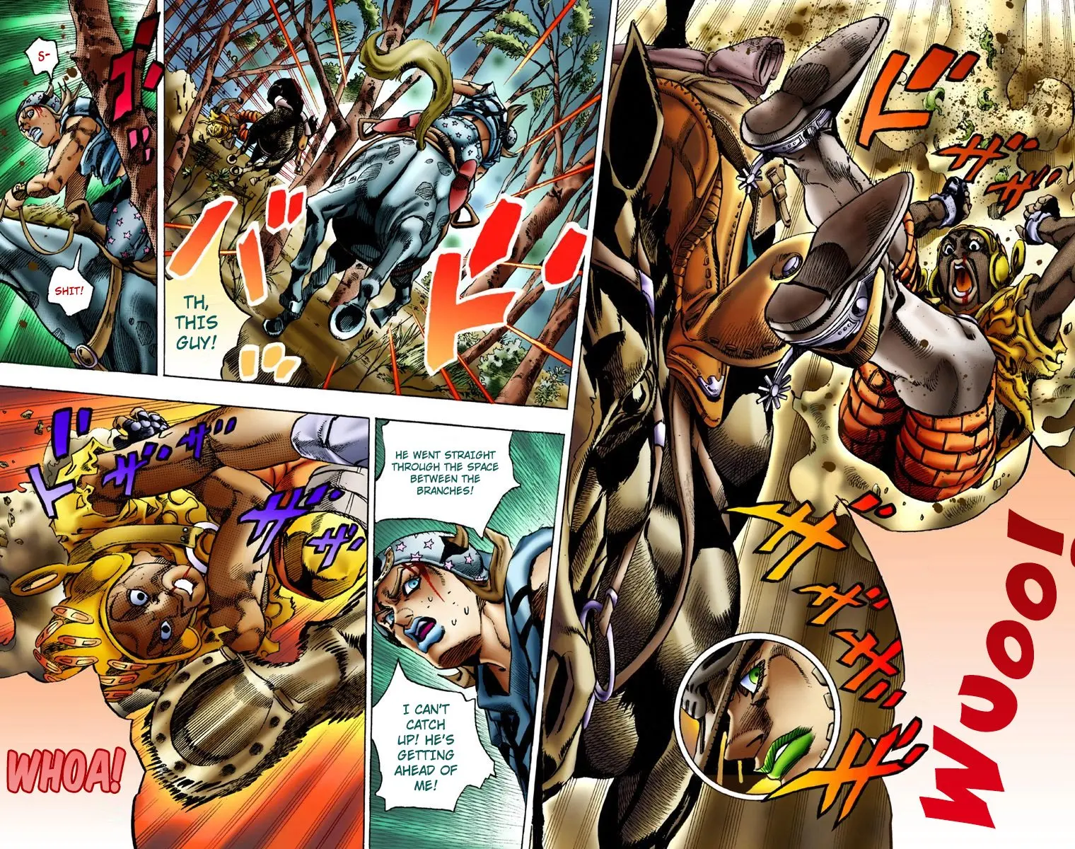 JoJo's Bizarre Adventure Steel Ball Run Colored Manga β Chapter 8 β Page 15