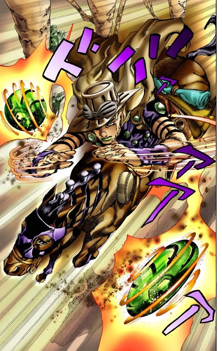 JoJo's Bizarre Adventure Steel Ball Run Colored Manga β Chapter 8 β Page 19