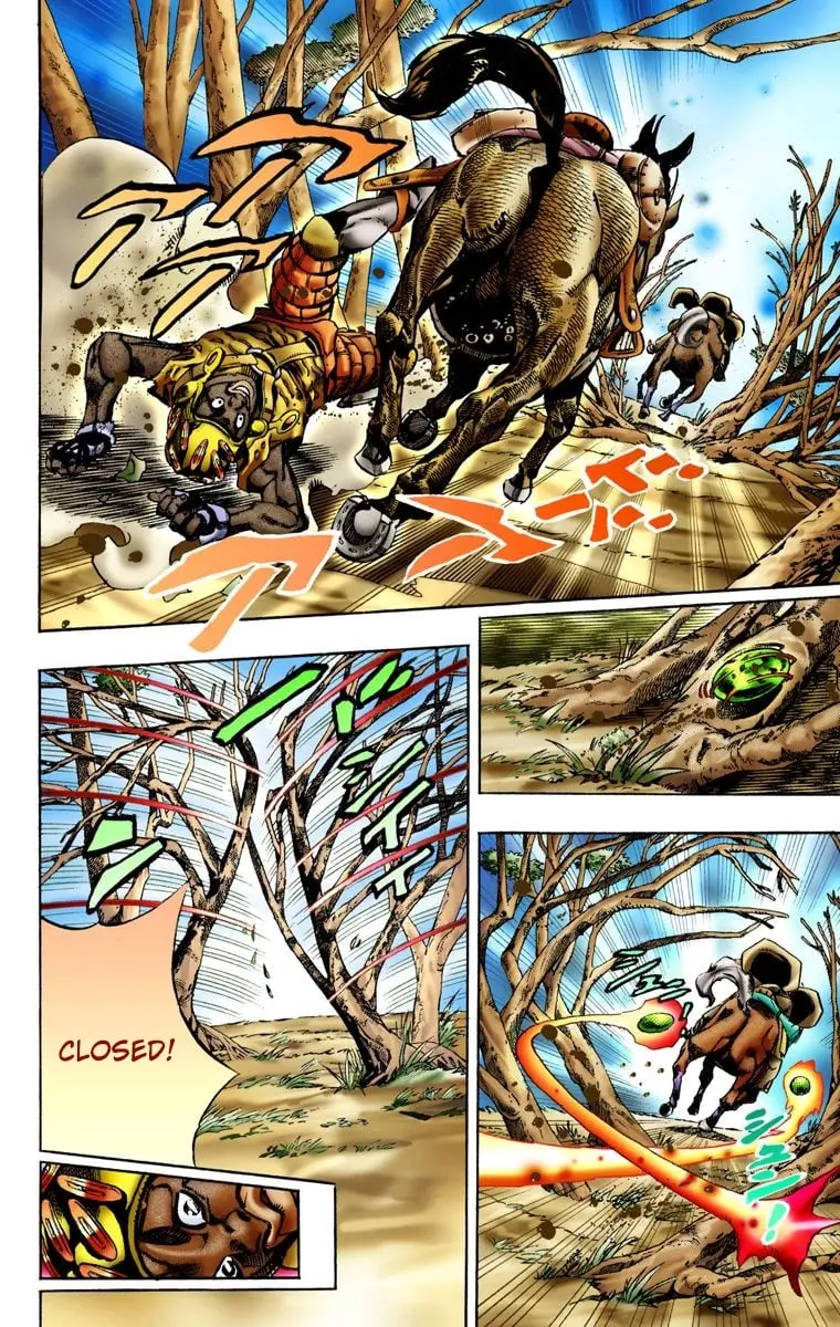 JoJo's Bizarre Adventure Steel Ball Run Colored Manga β Chapter 8 β Page 22