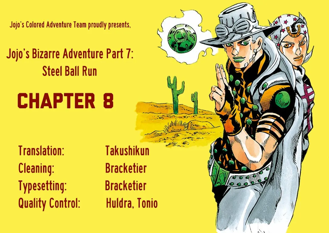 JoJo's Bizarre Adventure Steel Ball Run Colored Manga β Chapter 8 β Page 27
