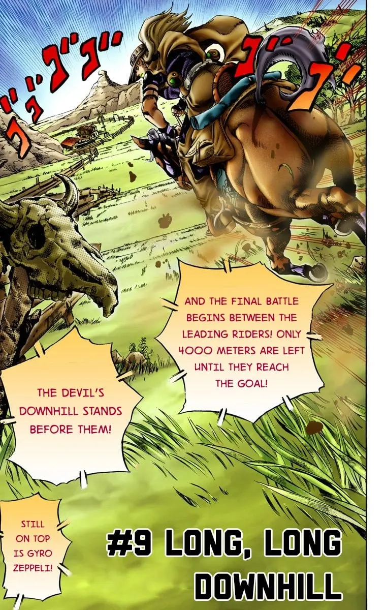 JoJo's Bizarre Adventure Steel Ball Run Colored Manga β Chapter 9 β Page 1