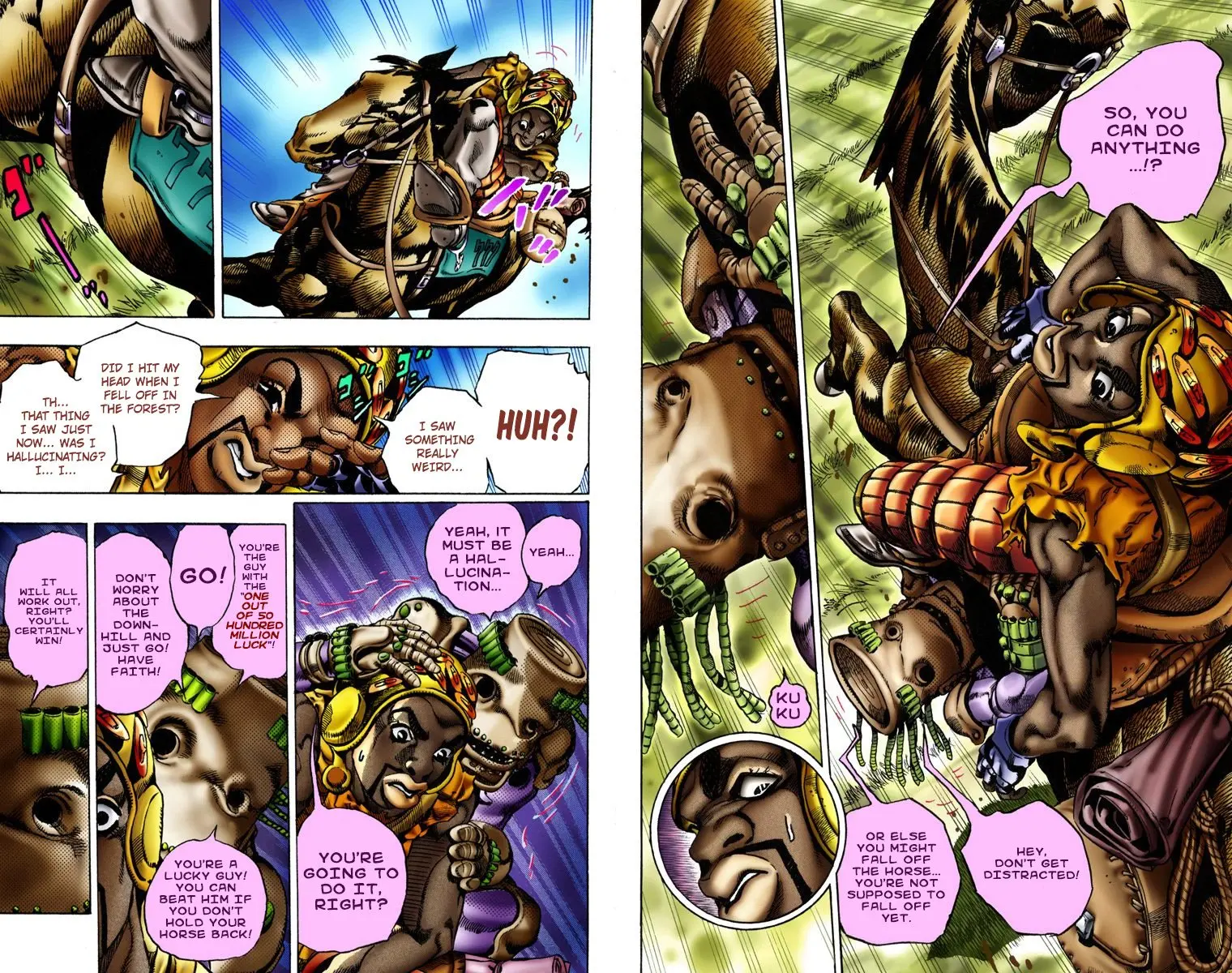 JoJo's Bizarre Adventure Steel Ball Run Colored Manga β Chapter 9 β Page 7