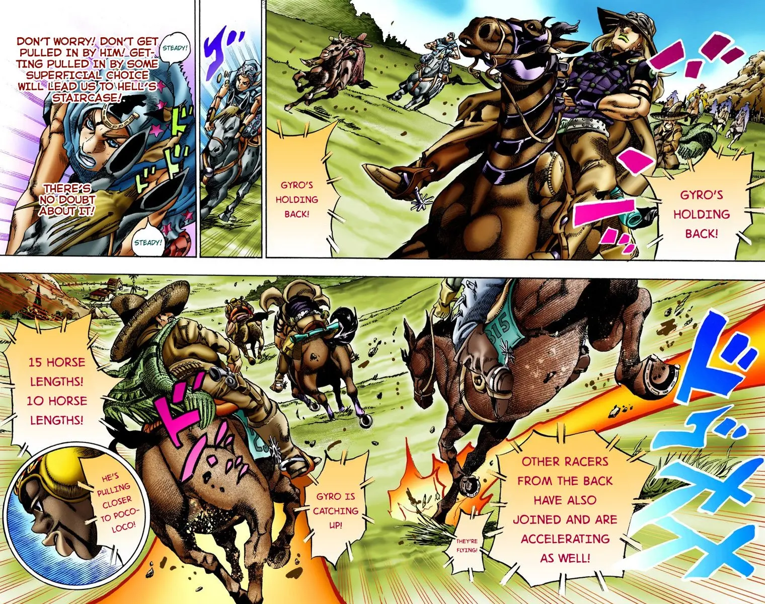 JoJo's Bizarre Adventure Steel Ball Run Colored Manga β Chapter 9 β Page 12