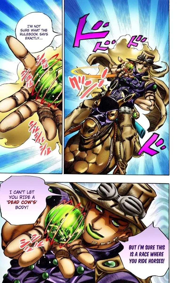 JoJo's Bizarre Adventure Steel Ball Run Colored Manga β Chapter 9 β Page 22