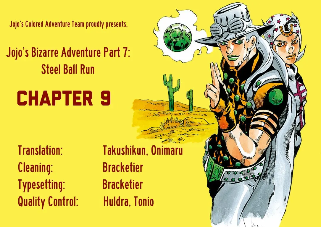 JoJo's Bizarre Adventure Steel Ball Run Colored Manga β Chapter 9 β Page 27