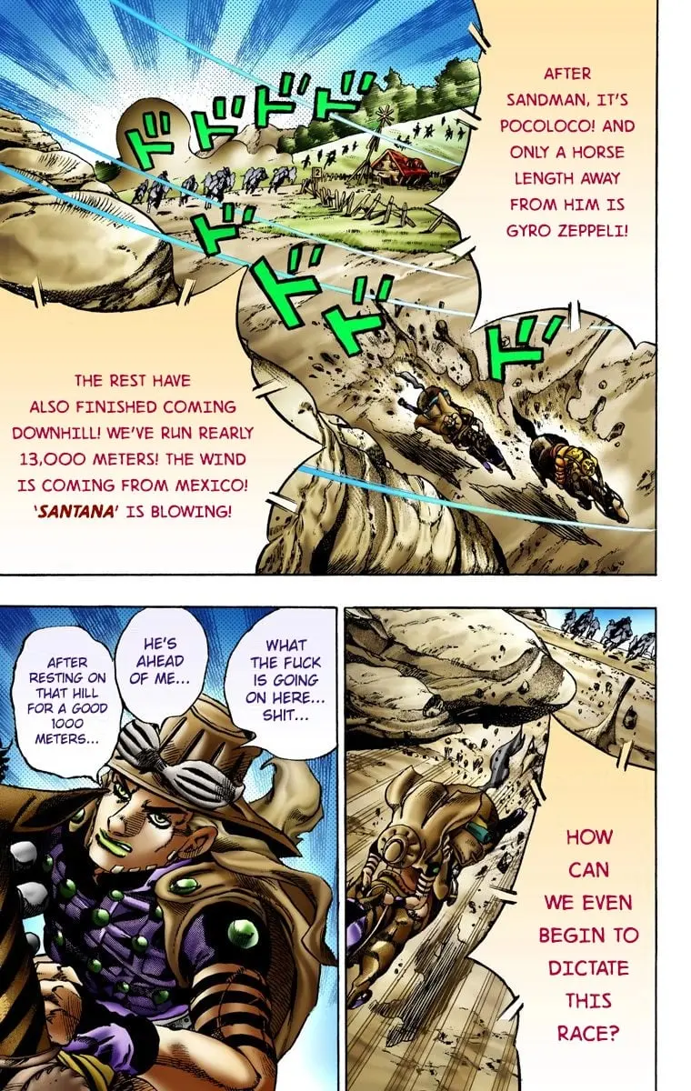 JoJo's Bizarre Adventure Steel Ball Run Colored Manga β Chapter 10 β Page 10