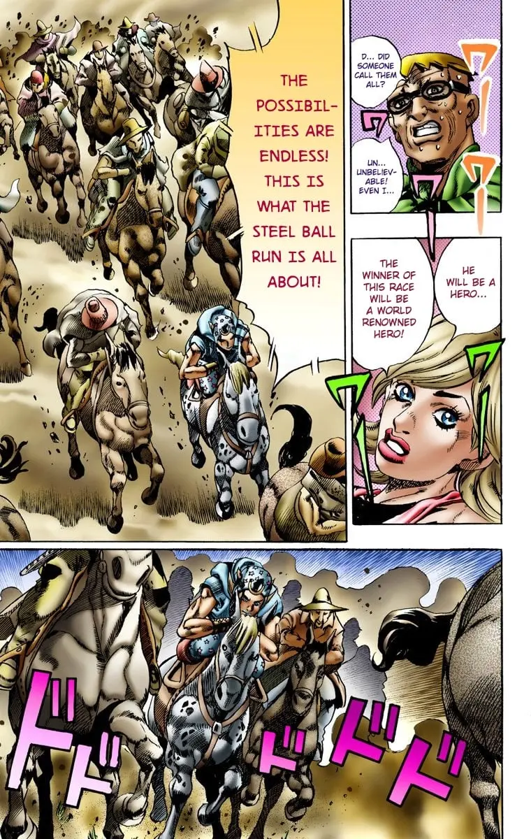JoJo's Bizarre Adventure Steel Ball Run Colored Manga β Chapter 10 β Page 16