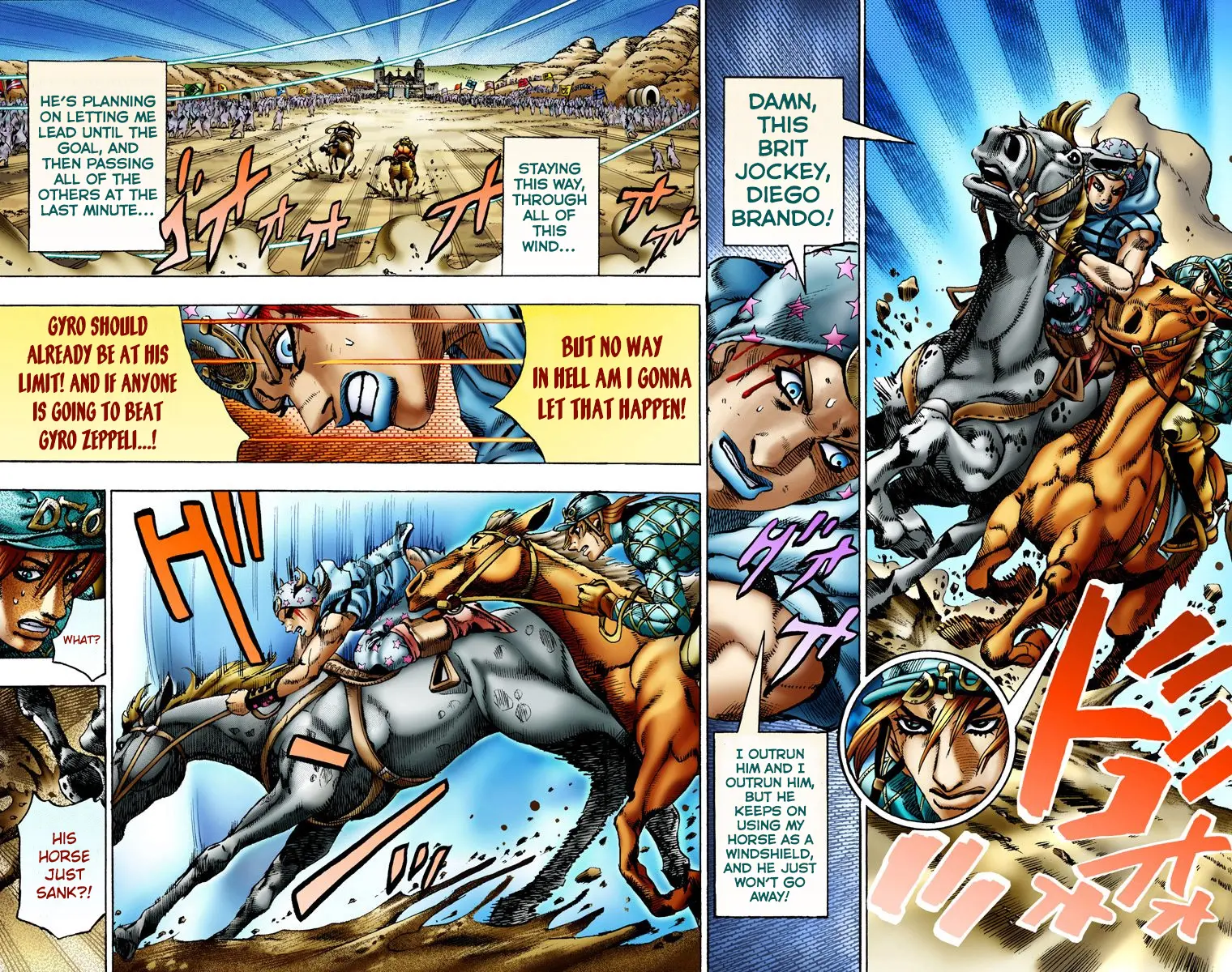 JoJo's Bizarre Adventure Steel Ball Run Colored Manga β Chapter 11 β Page 4