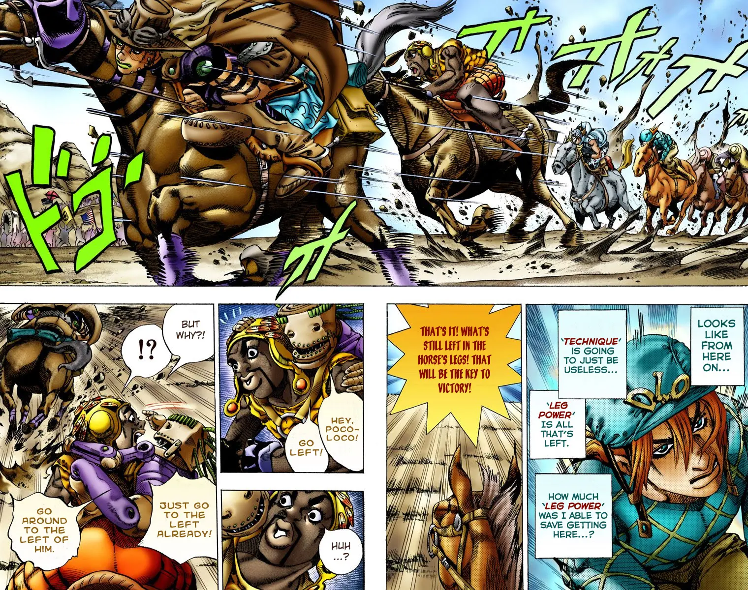 JoJo's Bizarre Adventure Steel Ball Run Colored Manga β Chapter 11 β Page 8