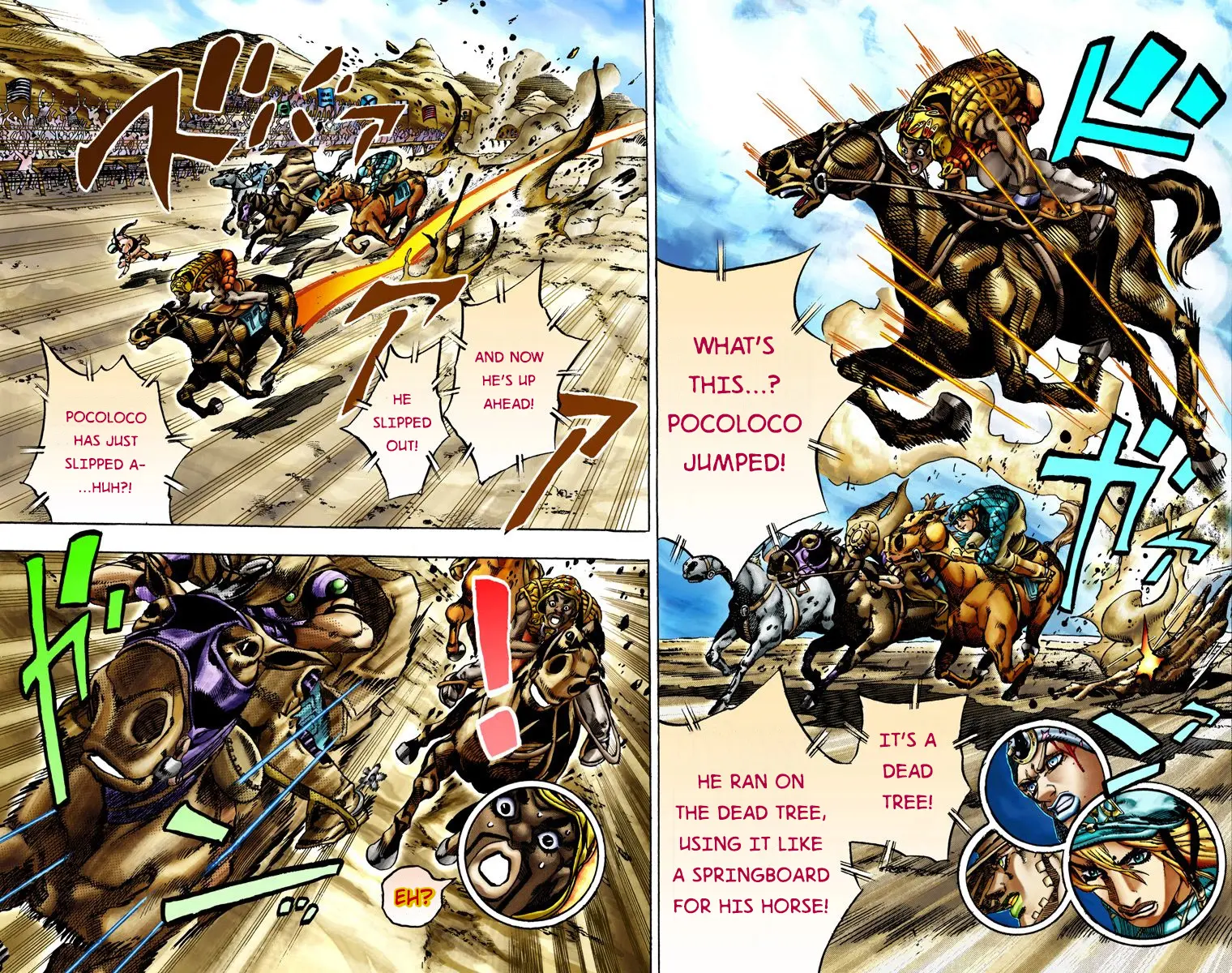 JoJo's Bizarre Adventure Steel Ball Run Colored Manga β Chapter 11 β Page 16