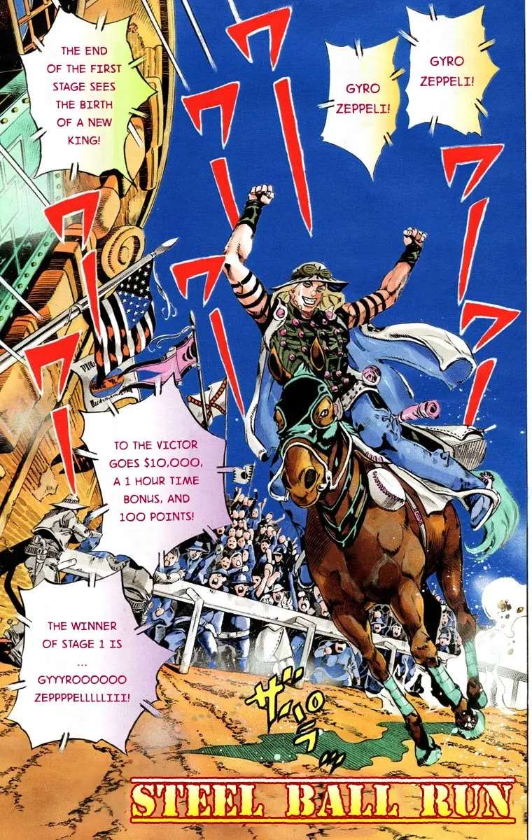 JoJo's Bizarre Adventure Steel Ball Run Colored Manga — Chapter 12 — Page 3