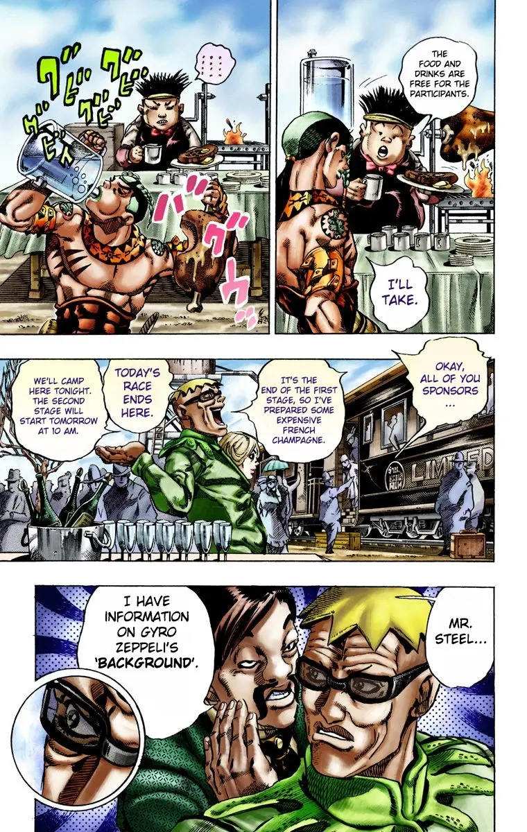 JoJo's Bizarre Adventure Steel Ball Run Colored Manga — Chapter 12 — Page 8