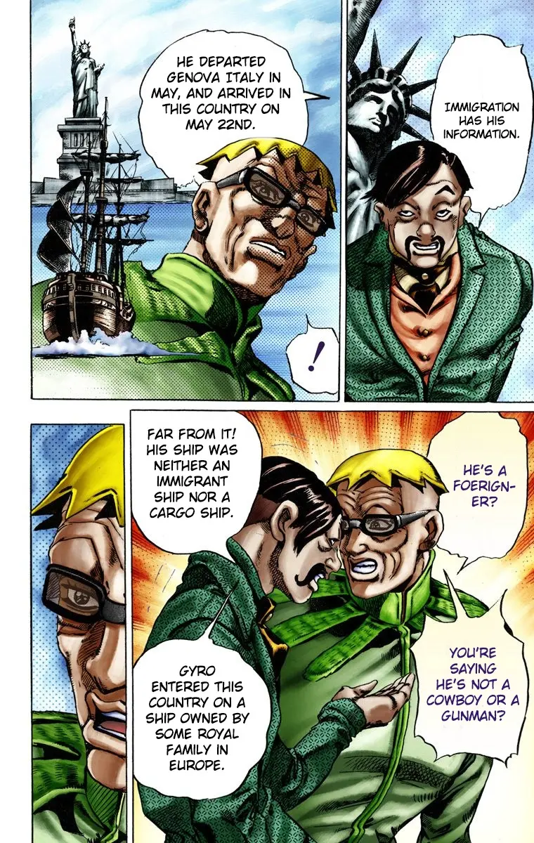 JoJo's Bizarre Adventure Steel Ball Run Colored Manga — Chapter 12 — Page 9