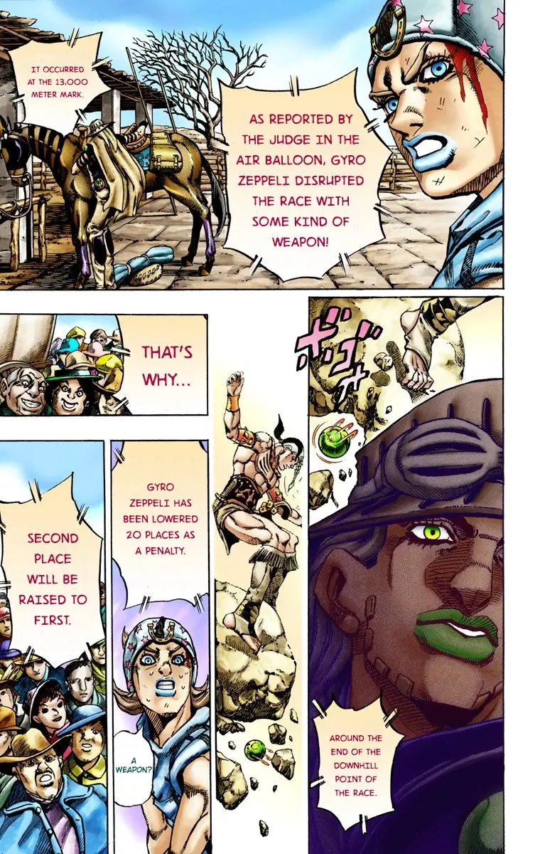 JoJo's Bizarre Adventure Steel Ball Run Colored Manga — Chapter 12 — Page 12