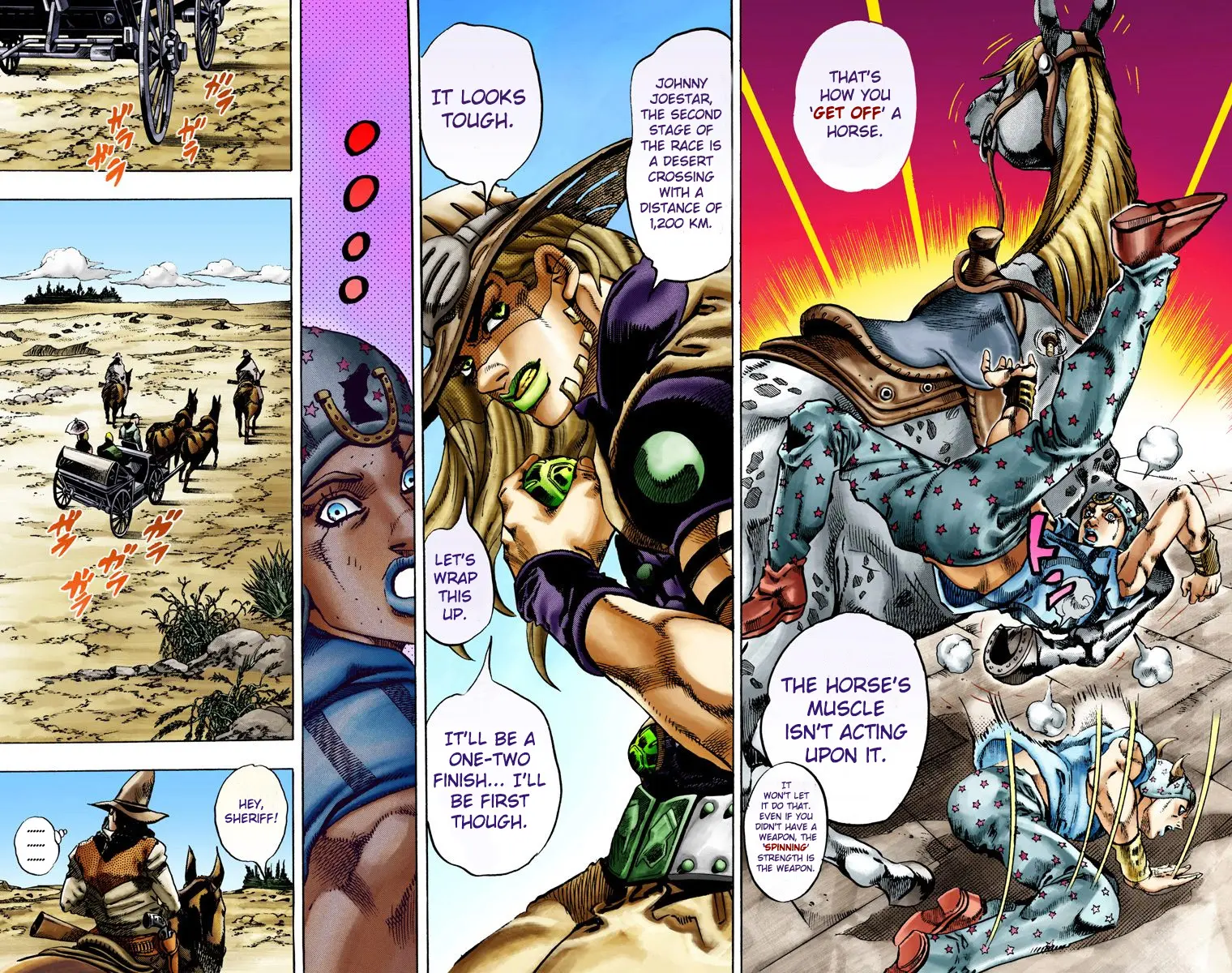 JoJo's Bizarre Adventure Steel Ball Run Colored Manga — Chapter 12 — Page 27
