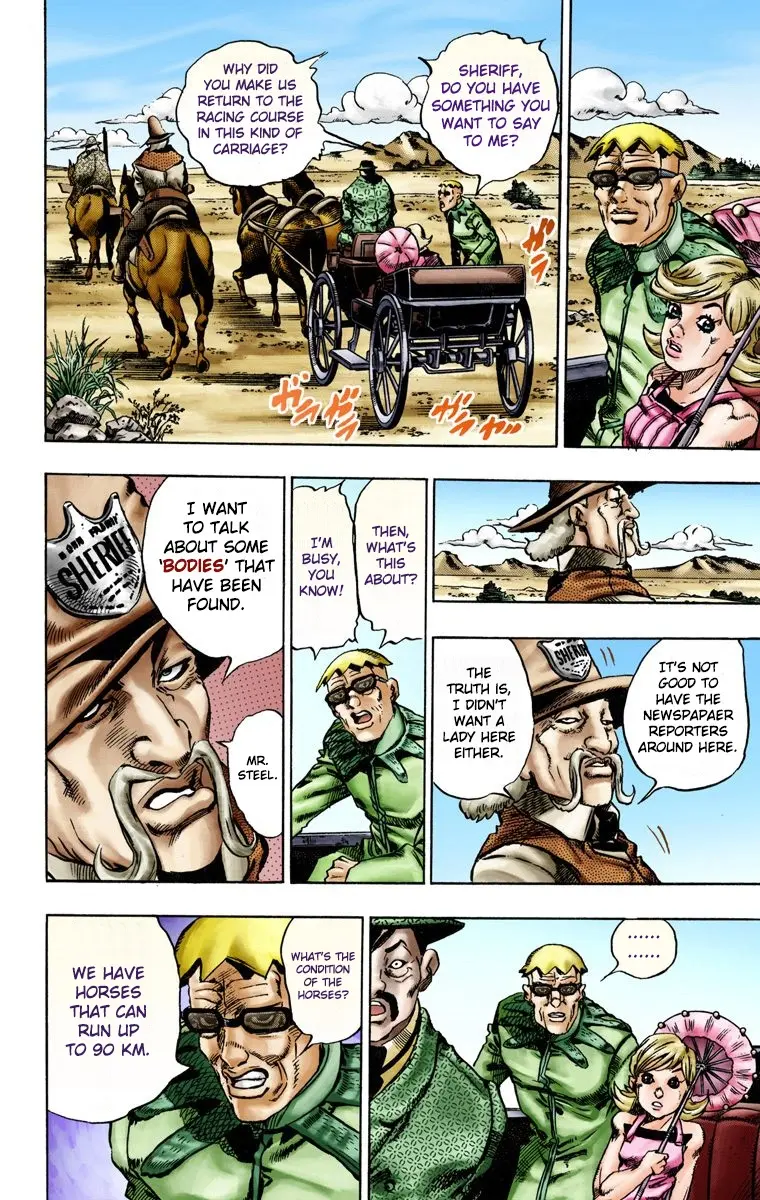 JoJo's Bizarre Adventure Steel Ball Run Colored Manga — Chapter 12 — Page 28