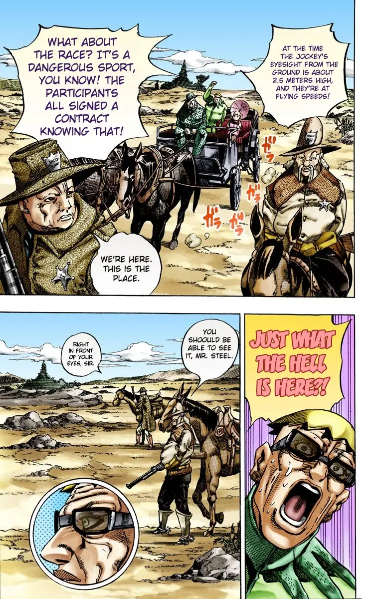 JoJo's Bizarre Adventure Steel Ball Run Colored Manga — Chapter 12 — Page 29