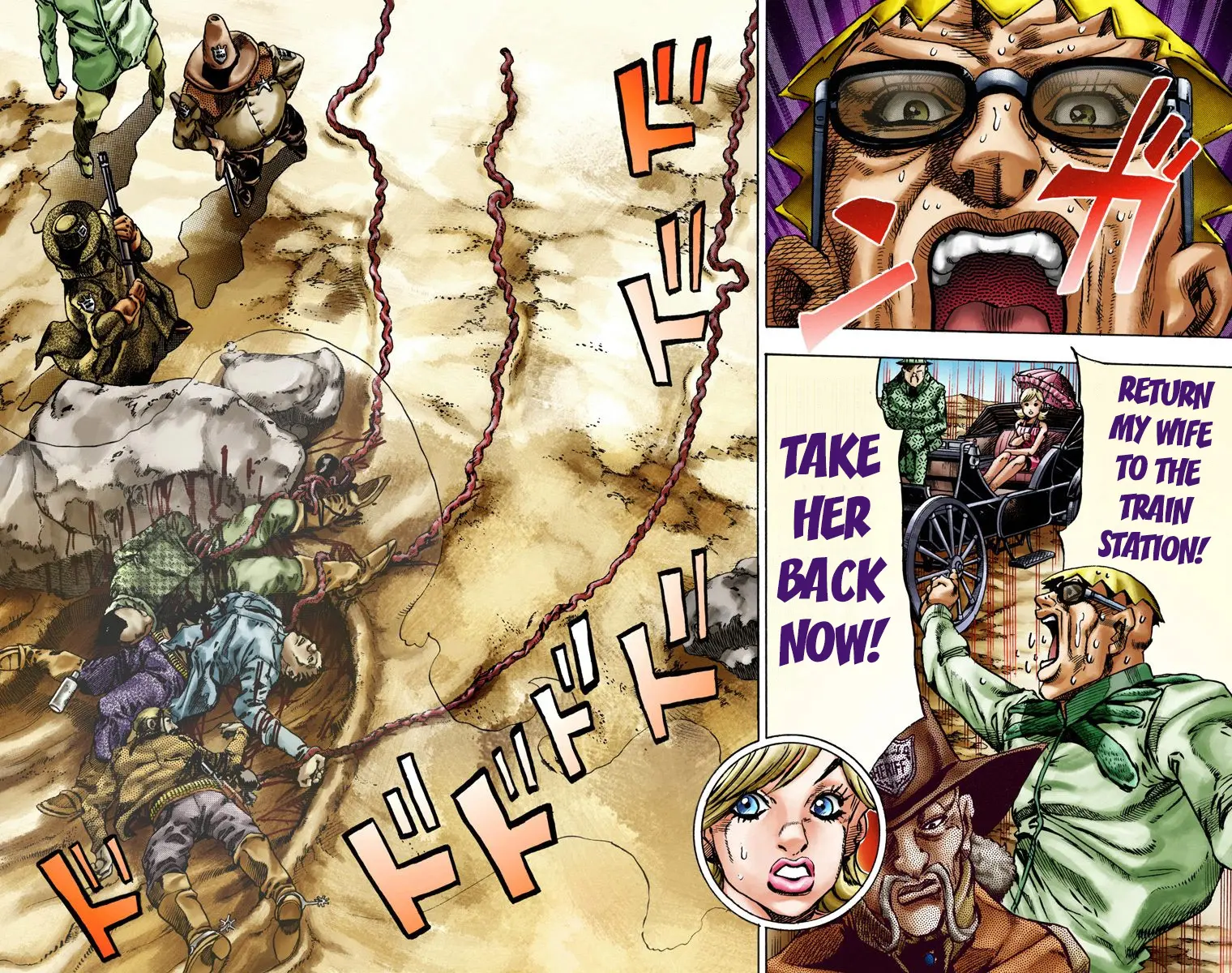 JoJo's Bizarre Adventure Steel Ball Run Colored Manga — Chapter 12 — Page 32