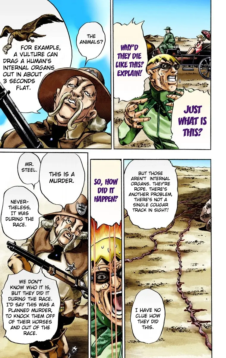 JoJo's Bizarre Adventure Steel Ball Run Colored Manga — Chapter 12 — Page 34