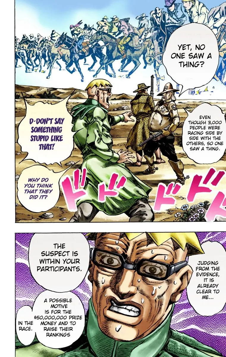JoJo's Bizarre Adventure Steel Ball Run Colored Manga — Chapter 12 — Page 35