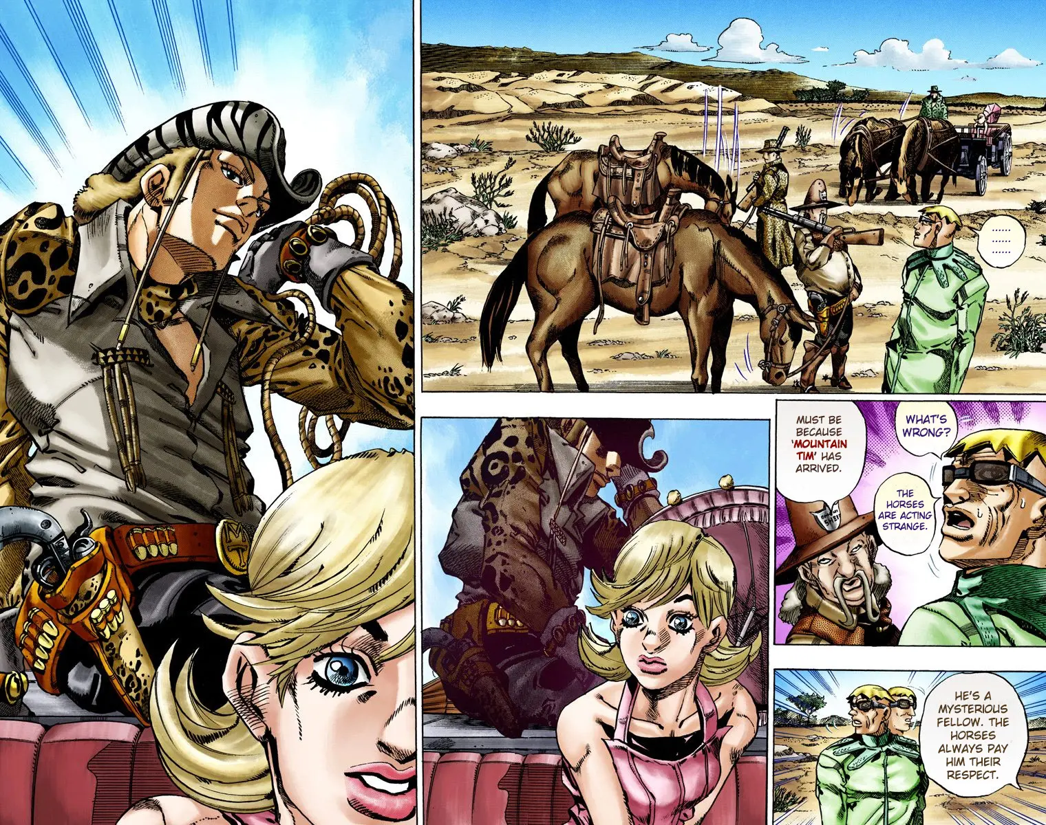 JoJo's Bizarre Adventure Steel Ball Run Colored Manga — Chapter 13 — Page 5