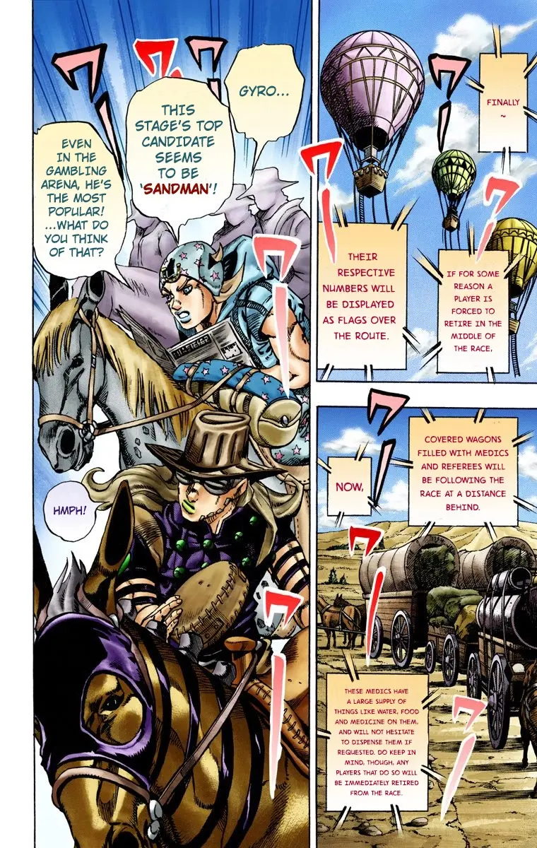 JoJo's Bizarre Adventure Steel Ball Run Colored Manga — Chapter 13 — Page 17