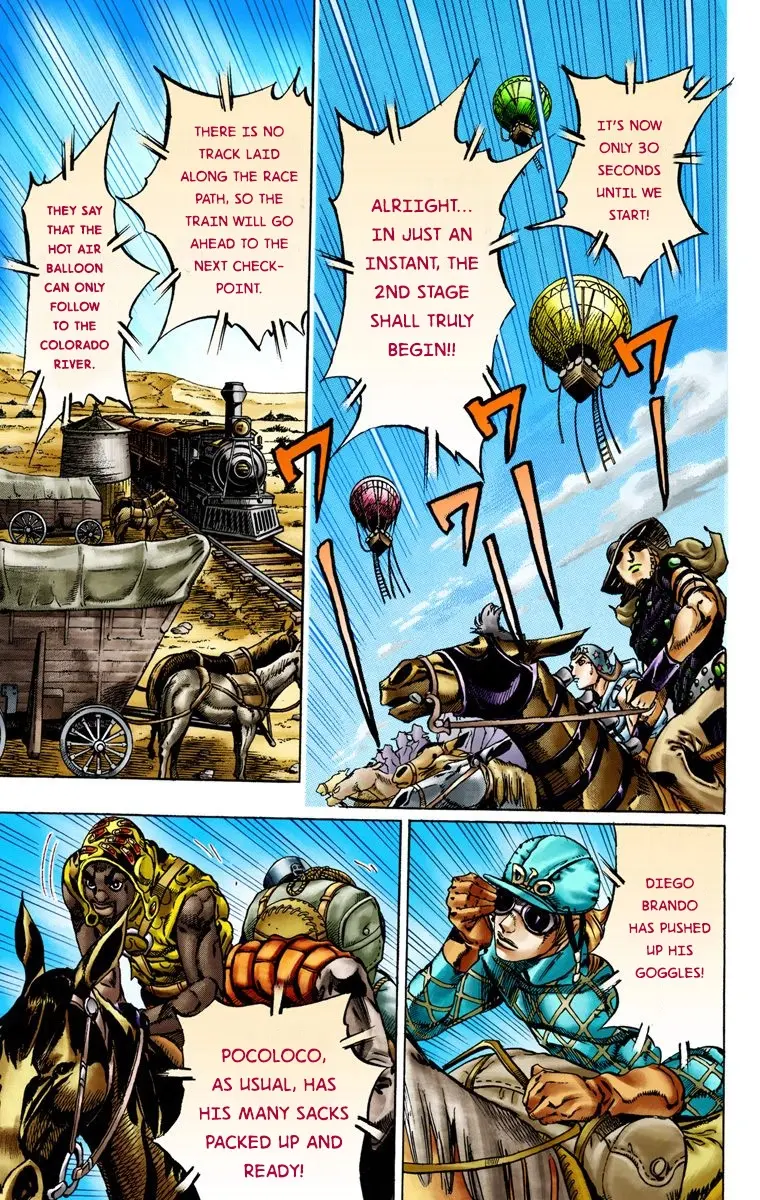 JoJo's Bizarre Adventure Steel Ball Run Colored Manga — Chapter 13 — Page 22