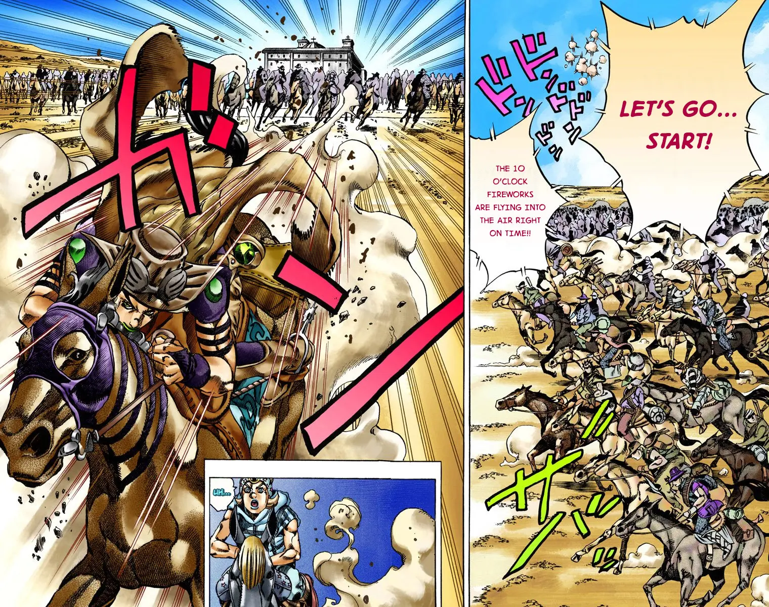 JoJo's Bizarre Adventure Steel Ball Run Colored Manga — Chapter 13 — Page 23
