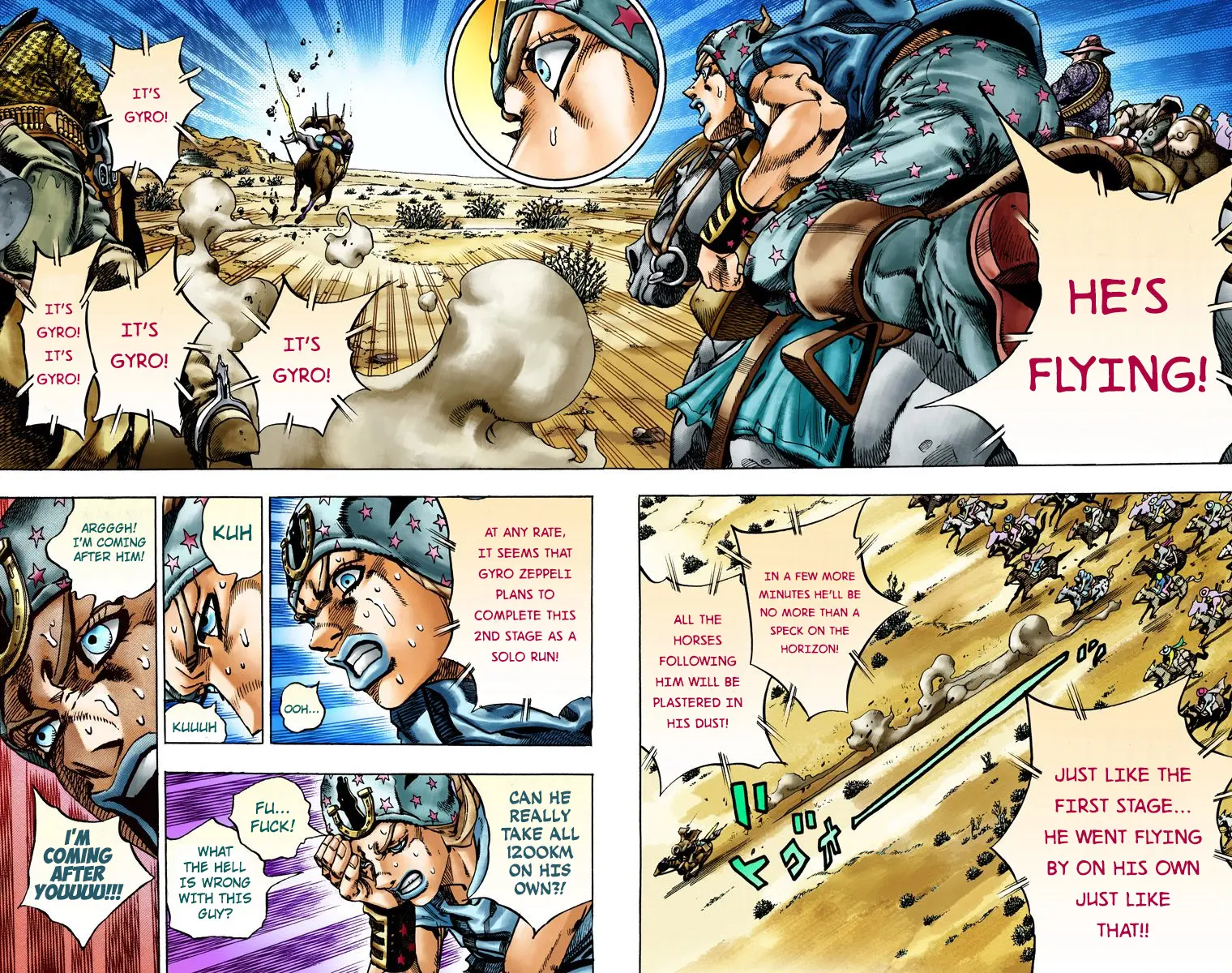 JoJo's Bizarre Adventure Steel Ball Run Colored Manga — Chapter 13 — Page 24