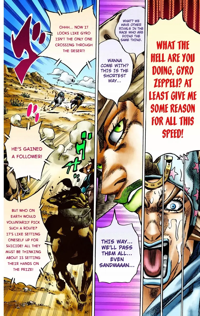 JoJo's Bizarre Adventure Steel Ball Run Colored Manga — Chapter 13 — Page 27