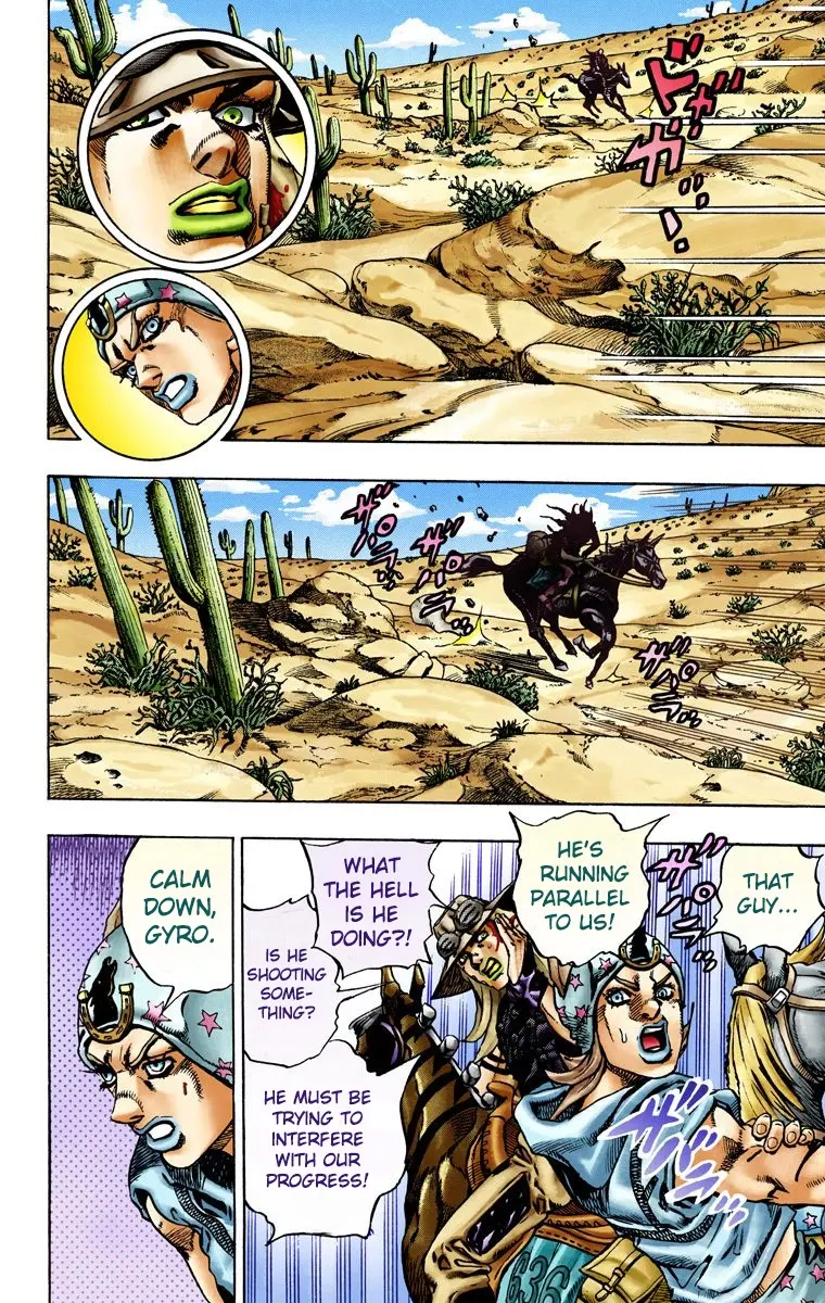JoJo's Bizarre Adventure Steel Ball Run Colored Manga — Chapter 14 — Page 11