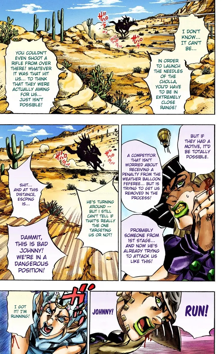 JoJo's Bizarre Adventure Steel Ball Run Colored Manga — Chapter 14 — Page 14