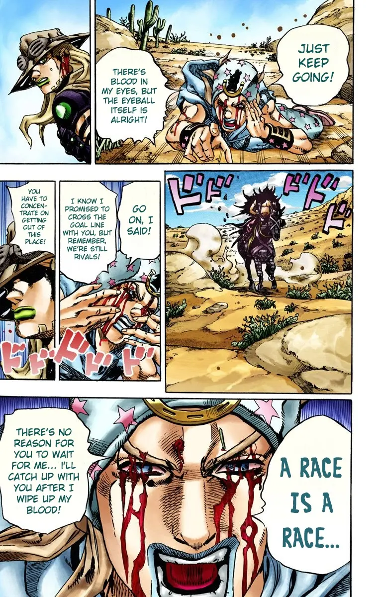 JoJo's Bizarre Adventure Steel Ball Run Colored Manga — Chapter 14 — Page 19