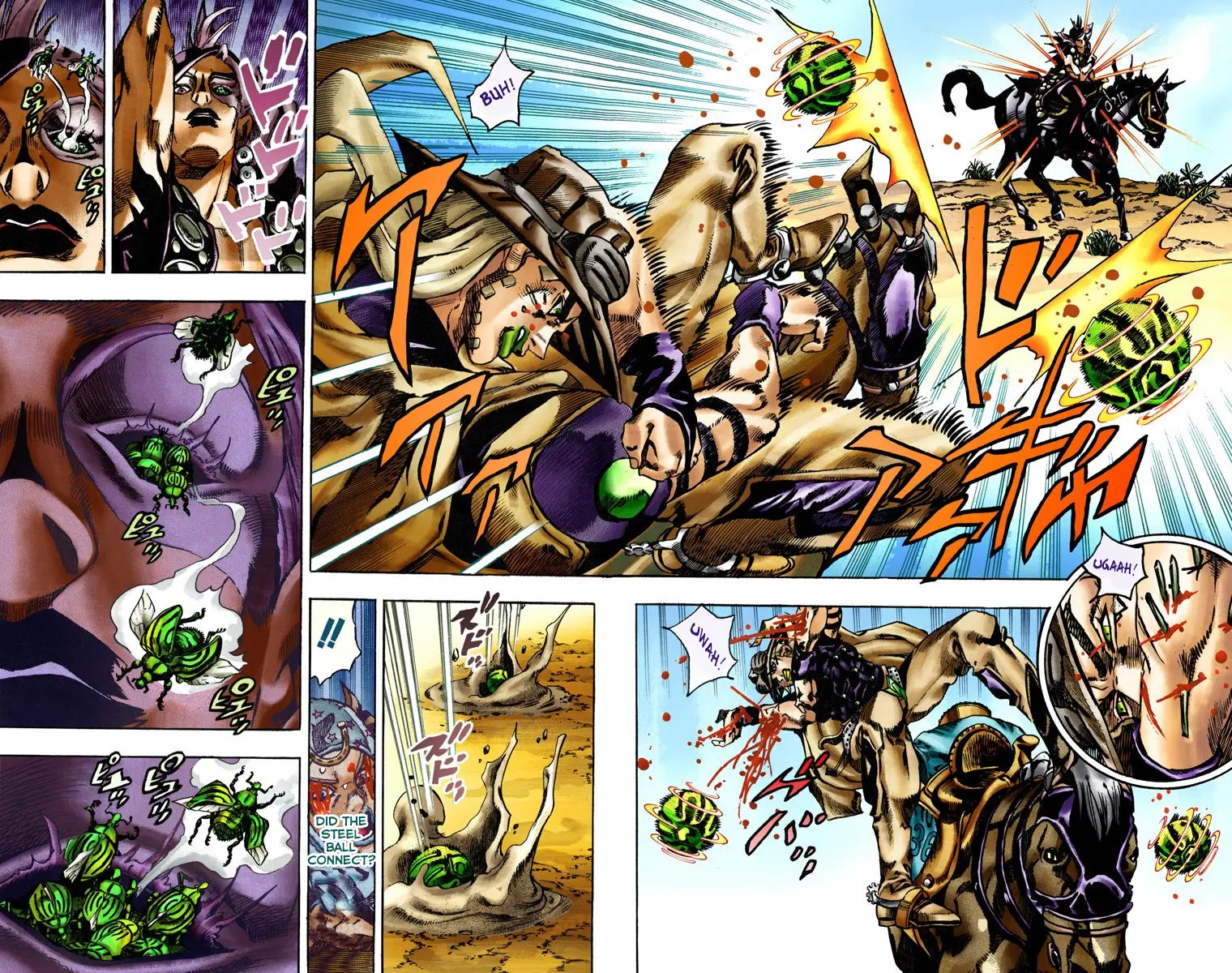 JoJo's Bizarre Adventure Steel Ball Run Colored Manga — Chapter 14 — Page 24